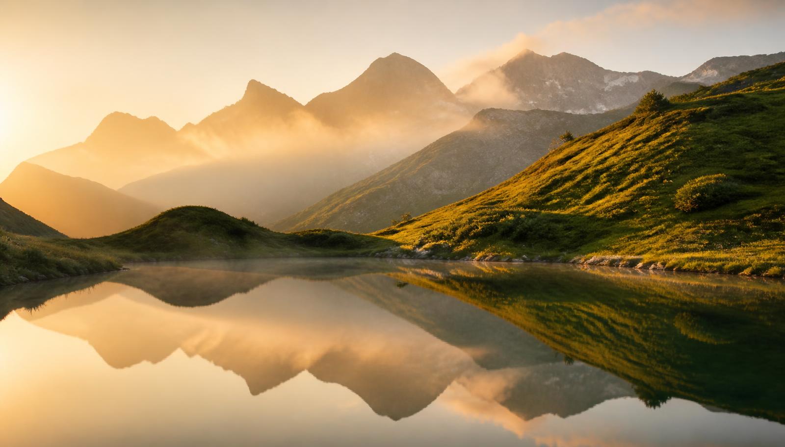 Paysage de montagne en Savoie évoquant la sérénité, près de Chambéry